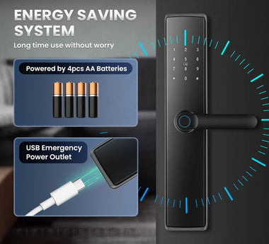 TTlock Smart Lock C92 Password Fingerprint Digital Door Lock