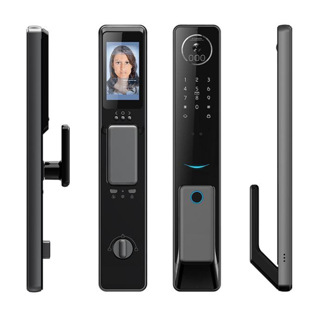 Tuya Smart Lock S61 Smart Lock Fully Automatic 3D Face Recognition App WiFi Smart Fingerprint