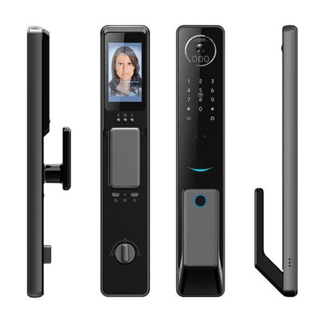 Tuya Smart Lock S61 Smart Lock Fully Automatic 3D Face Recognition App WiFi Smart Fingerprint