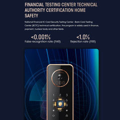 Tuya Smart Lock S61 Smart Lock Fully Automatic 3D Face Recognition App WiFi Smart Fingerprint